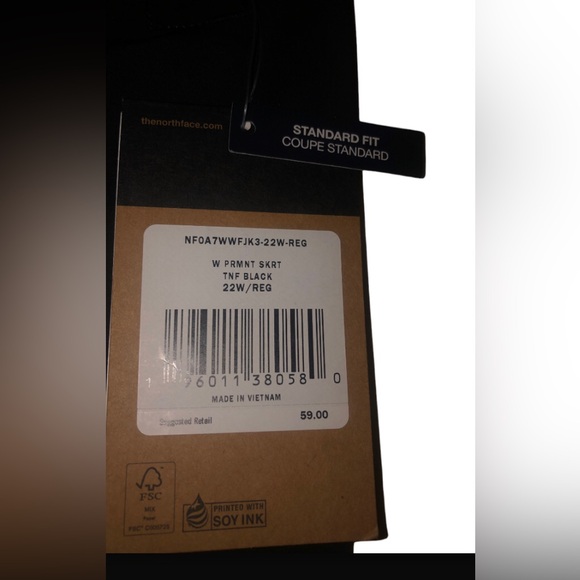 The North Face Paramount Skort Womens Size 22W Black NWT Plus Size - Picture 12 of 12